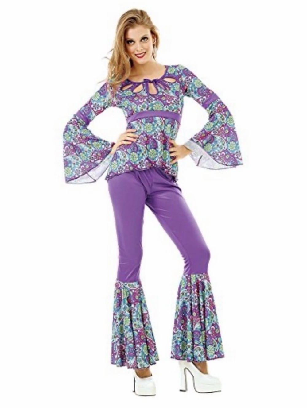 Hauntlook Disco Diva Dancing Queen Adult Halloween Costume Women’s Size XL NEW